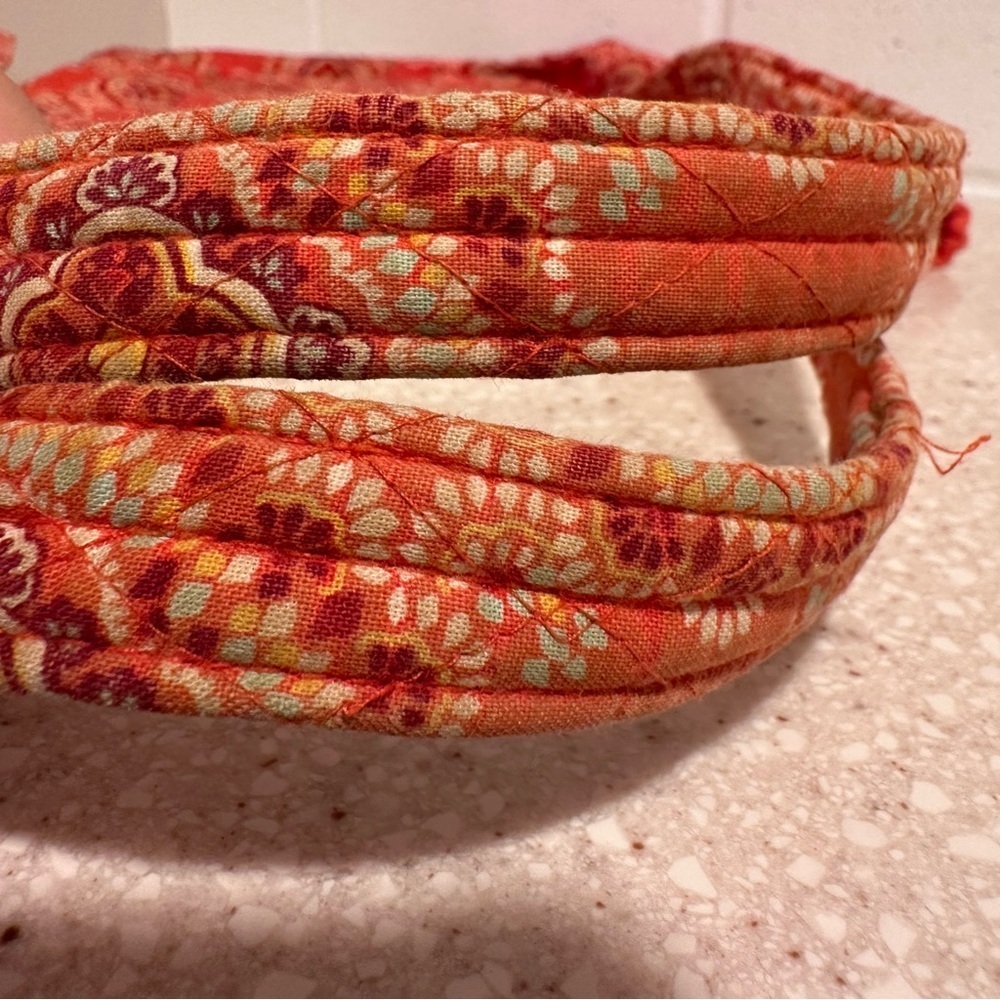Vera Bradley Villager Toggle Closure 2 Pockets, Paprika, Large Tote Shoulder Bag - Picture 11 of 15